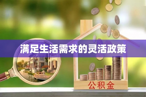 崇州满足生活需求的灵活政策