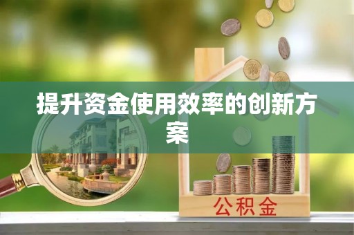 崇州提升资金使用效率的创新方案