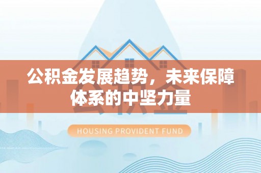 崇州公积金发展趋势，未来保障体系的中坚力量
