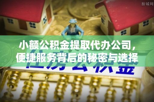 崇州小额公积金提取代办公司，便捷服务背后的秘密与选择指南