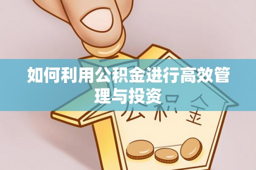 崇州如何利用公积金进行高效管理与投资